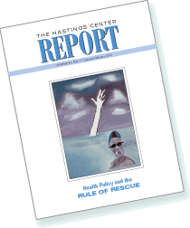 Hastings Center Report Cover